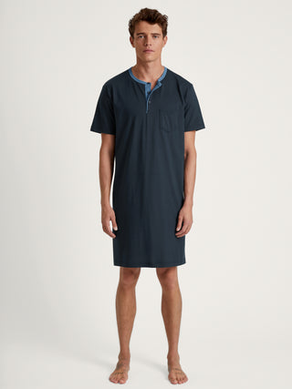 HERREN Nachthemd, dark sapphire