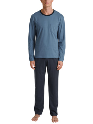 HERREN Pyjama, coronet blue