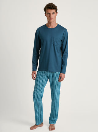 HERREN Pyjama, legion blue