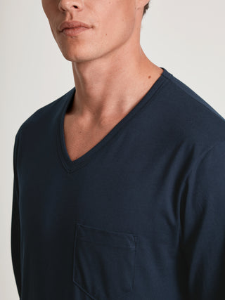 HERREN Pyjama, dark sapphire