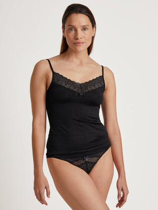DAMEN String, schwarz