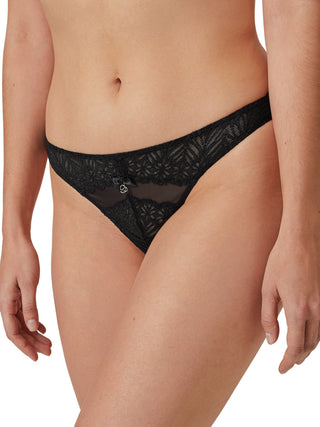 DAMEN String, schwarz