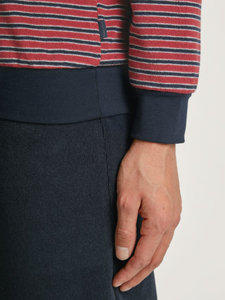 HERREN Pyjama mit Bündchen, ochre red