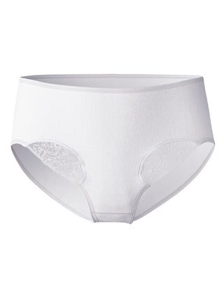 DAMEN Midislip, weiss