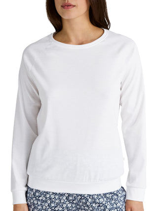 DAMEN Shirt langarm, star white