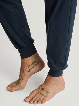 HERREN Pyjama mit Bündchen, pond green