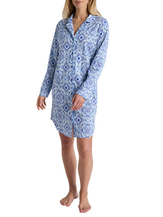 DAMEN Sleepshirt, dazzling blue