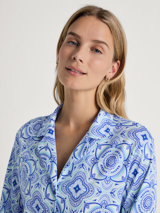DAMEN Sleepshirt, dazzling blue