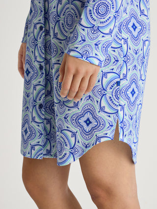 DAMEN Sleepshirt, dazzling blue