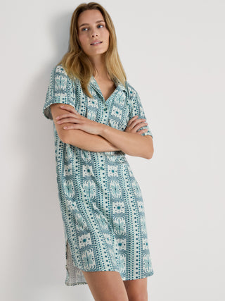 DAMEN Sleepshirt, bristol blue
