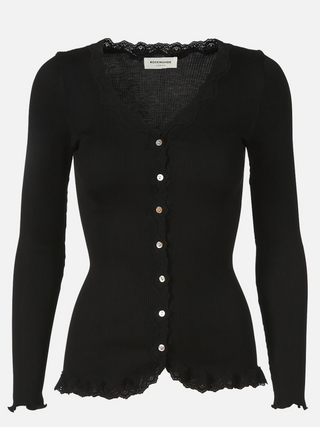 RWBabette LS V-neck Regular Lace Cardigan