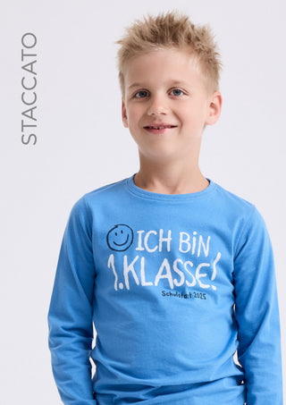Erste Klasse Shirt blau