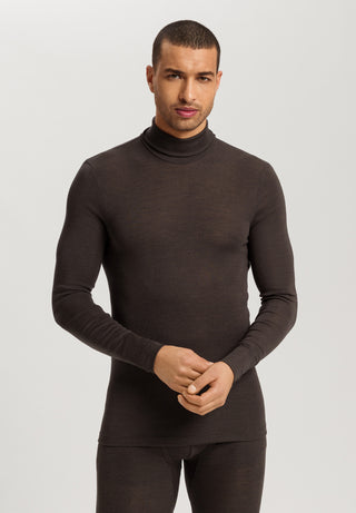 Woolen Silk Turtle-Neck Shirt