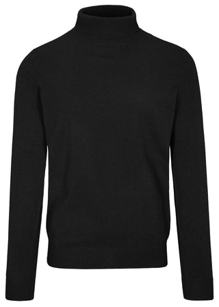 Rollkragen Pullover, uni