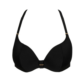 CASSIE schwarz Unterlegter Bikini Herzform