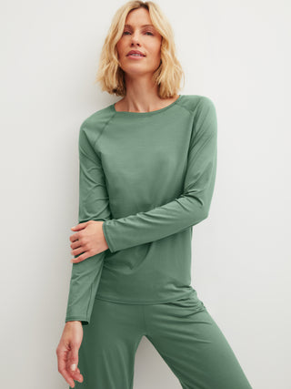 DAMEN Shirt langarm