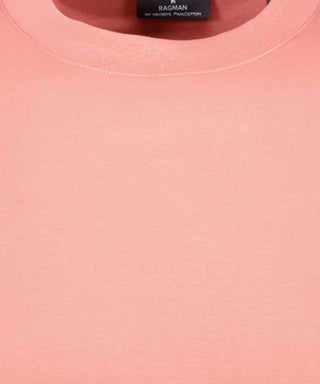 Pima T-Shirt Rundhals mit Bündchen