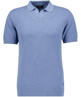 Strick-Pullover Kurzarm, Resortkragen