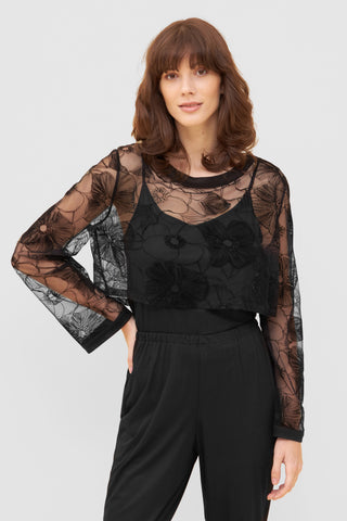 Py, 1/1 sleeve, pants 1/1, round ne, Black