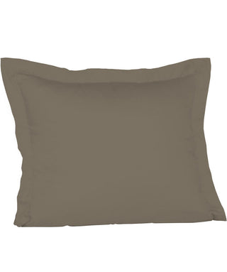 S-009100 | colours | fleuresse | Seidig glänzende Kissenbezüge aus Mako Satin Grau |  9042 TAUPE  | 100% Baumwolle | 4043202428032