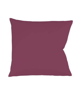 S-009100 | colours | fleuresse | Kissenhülle aus MAKO SATIN Beerenfarbe |  5015 HIMBEERE  | 100% Baumwolle | 4043202362220