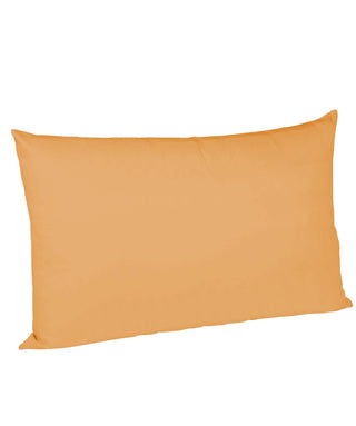 S-009100 | colours | fleuresse | Gelber Kissenbezug aus MAKO SATIN |  2046 GOLD  | 100% Baumwolle | 4043202179514